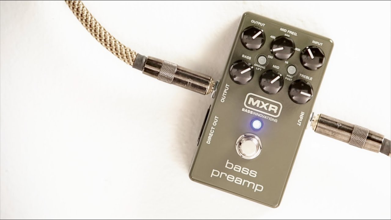 MXR Bass Preamp (Short Demo)