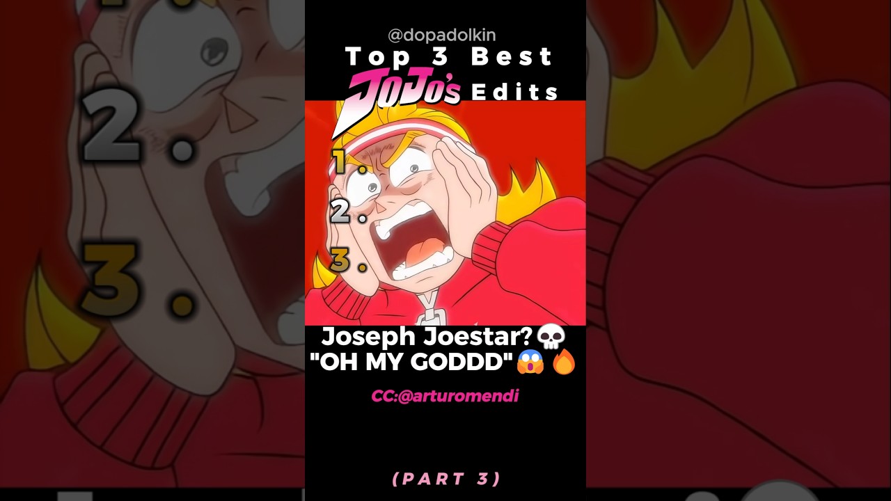 Ranking the Best JoJo Edits PART 3