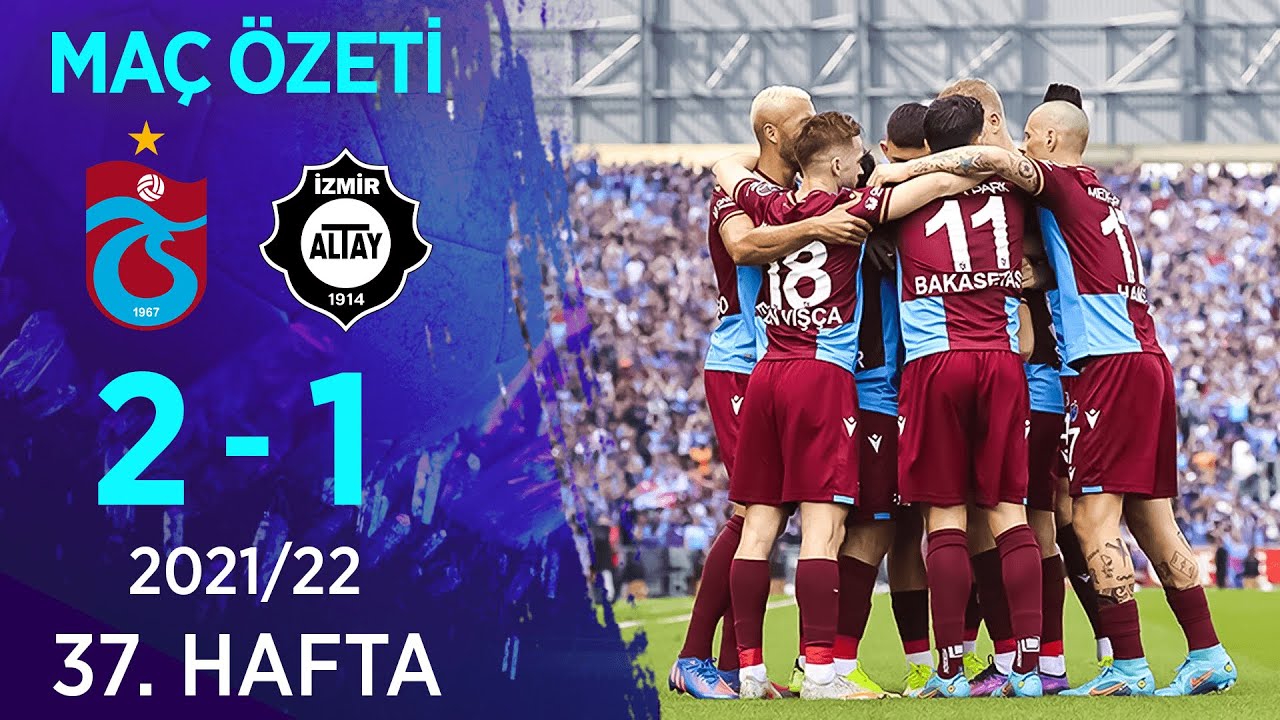 Trabzonspor 2-1 Altay MAÇ ÖZETİ | 37. Hafta - 2021/22