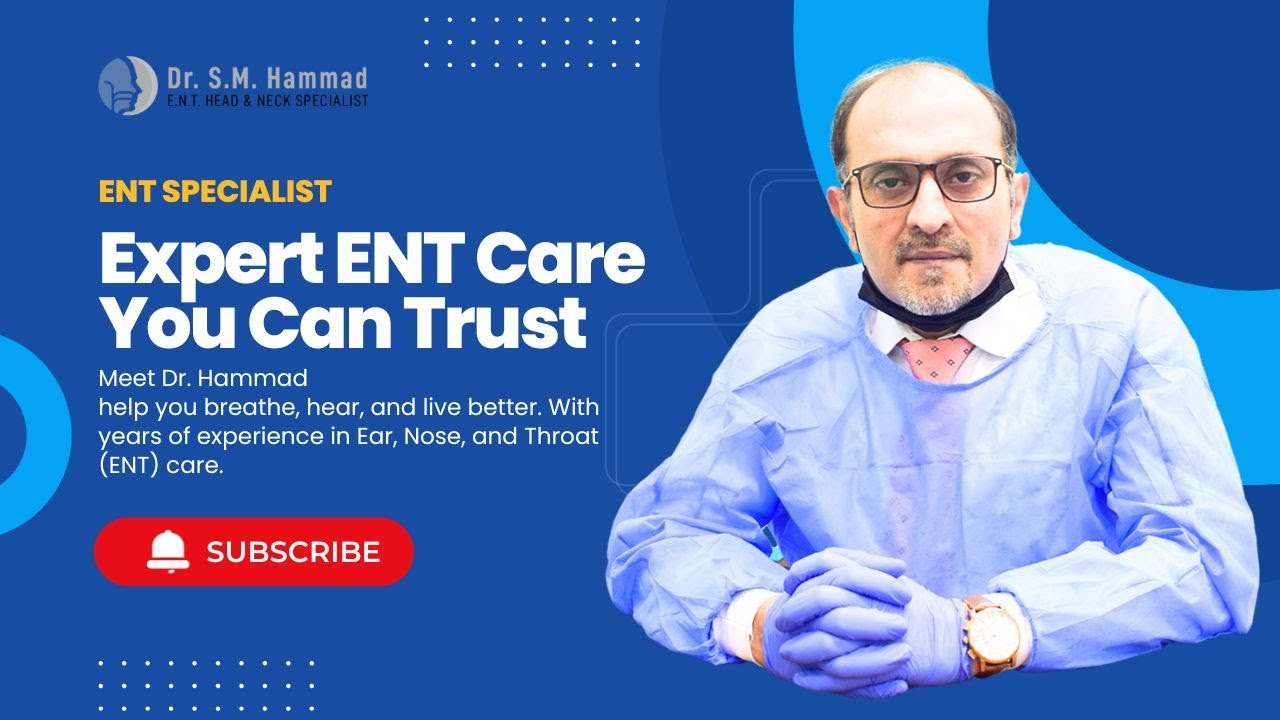 Meet Dr. Hammad—Your Trusted ENT Specialist!