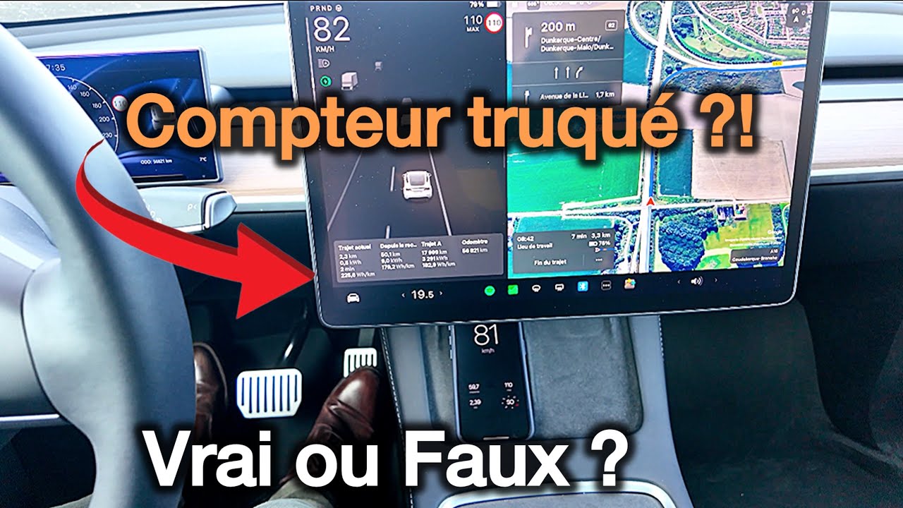 Compteur de Tesla trafiqu&eacute; ? La r&eacute;ponse par un Test r&eacute;el