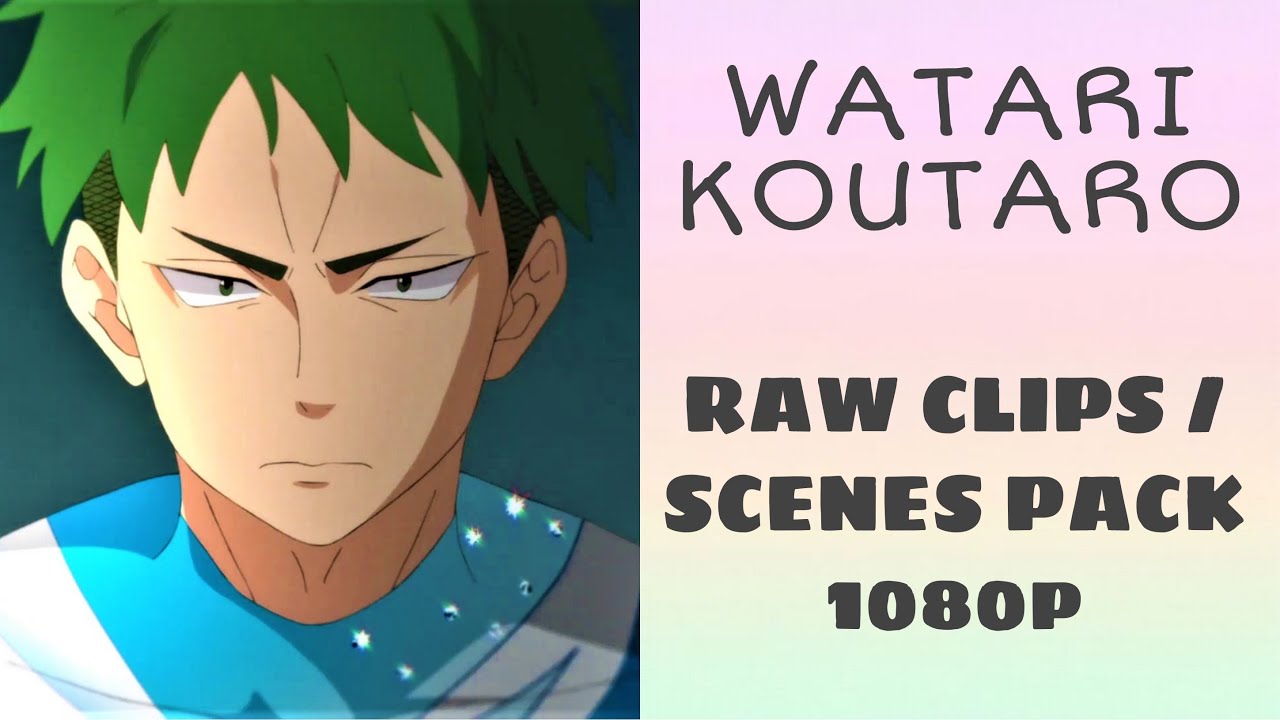 Watari Koutarou (Bakuten!!) RAW clips/scenes pack Ep 1-2 | 1080p