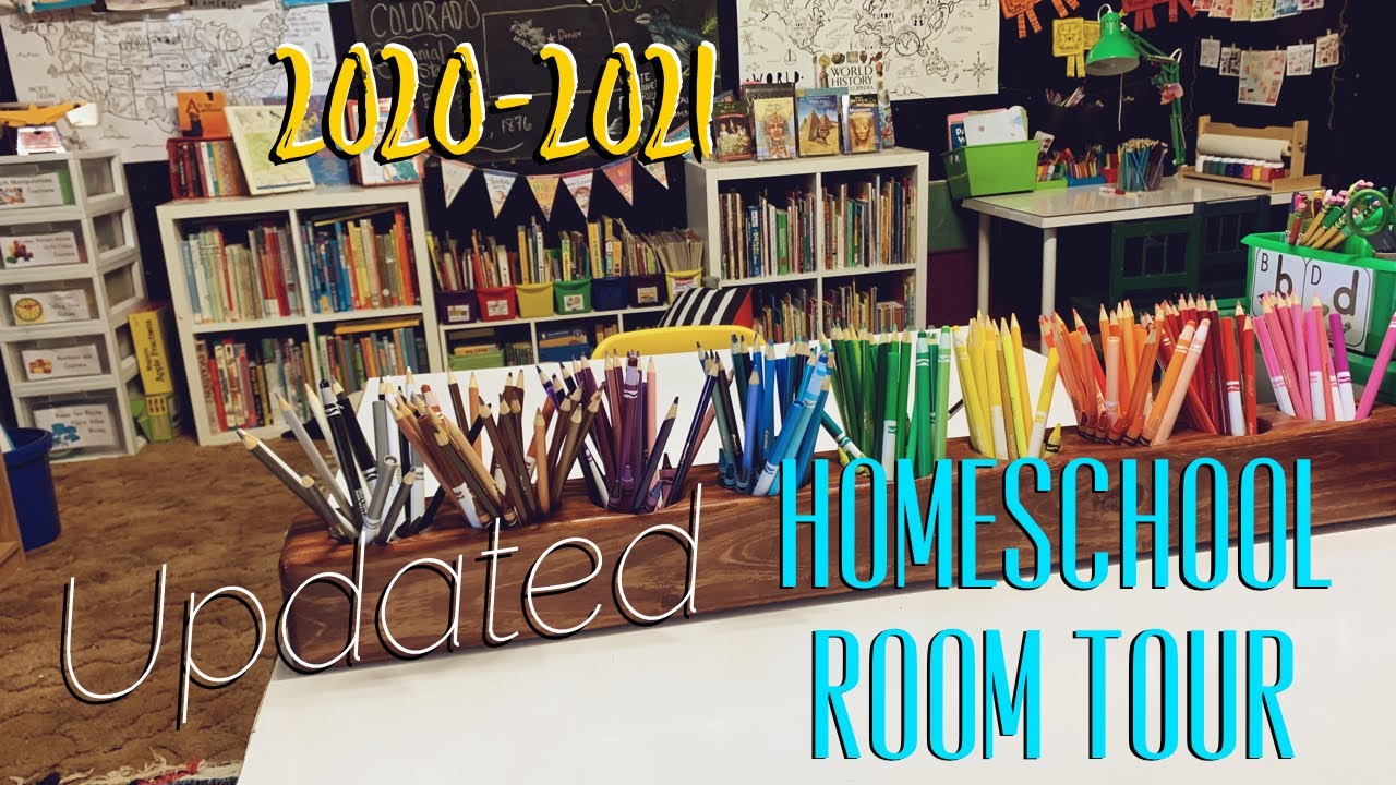 2020-2021 UPDATED HOMESCHOOL ROOM TOUR
