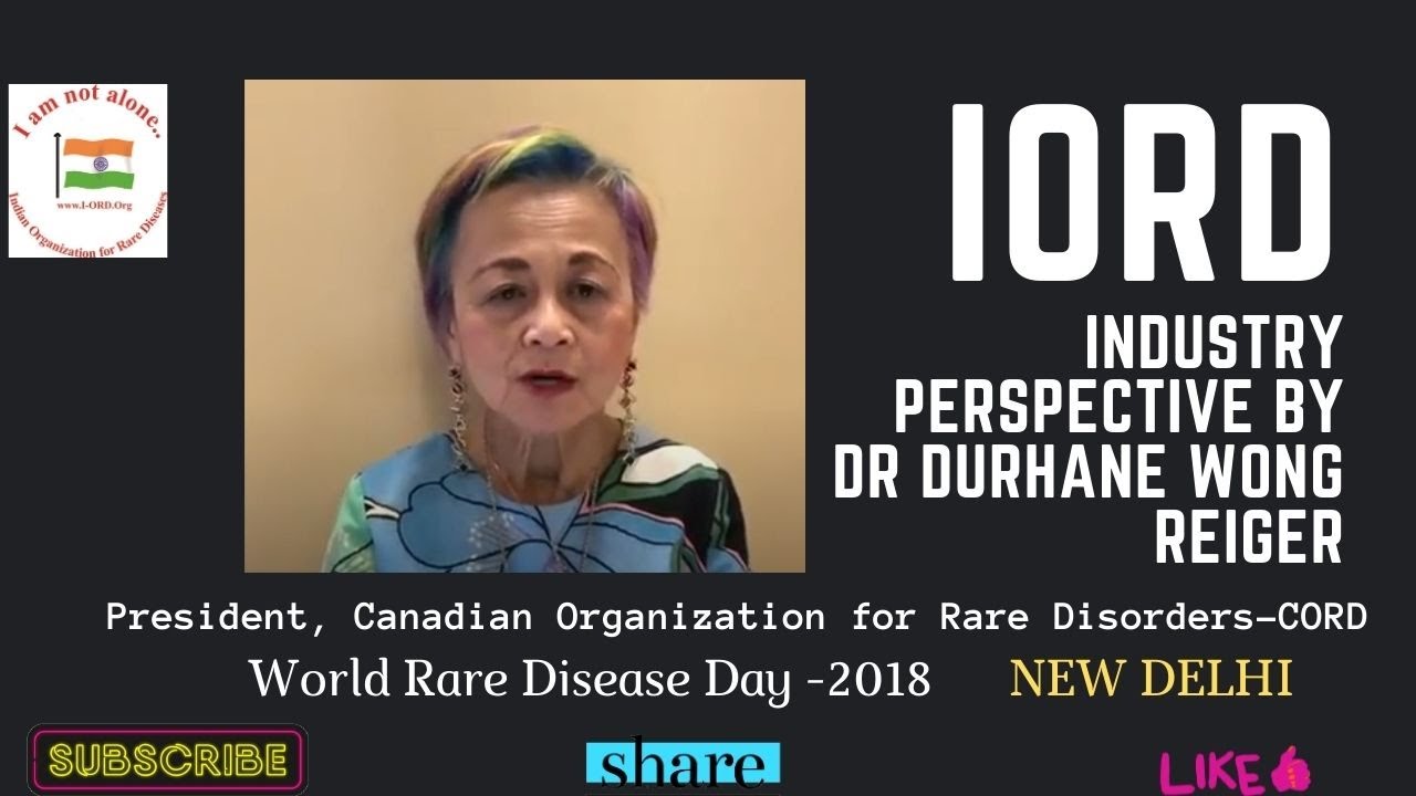 #RareDisease : Industry Perspective on Rare Disease by Dr Durhane Wong Reiger