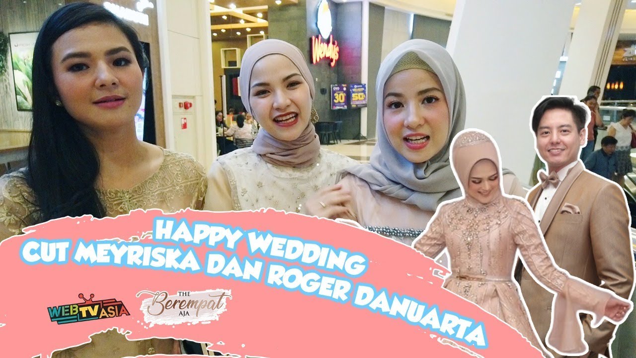 Desta Ngomel di Nikahan Cut Meyriska dan Roger Danuarta