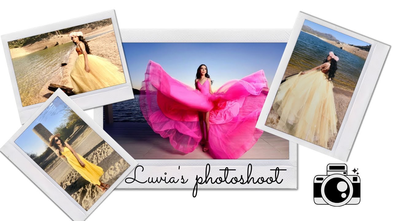 vlog...LLuvia's quince photo shoot