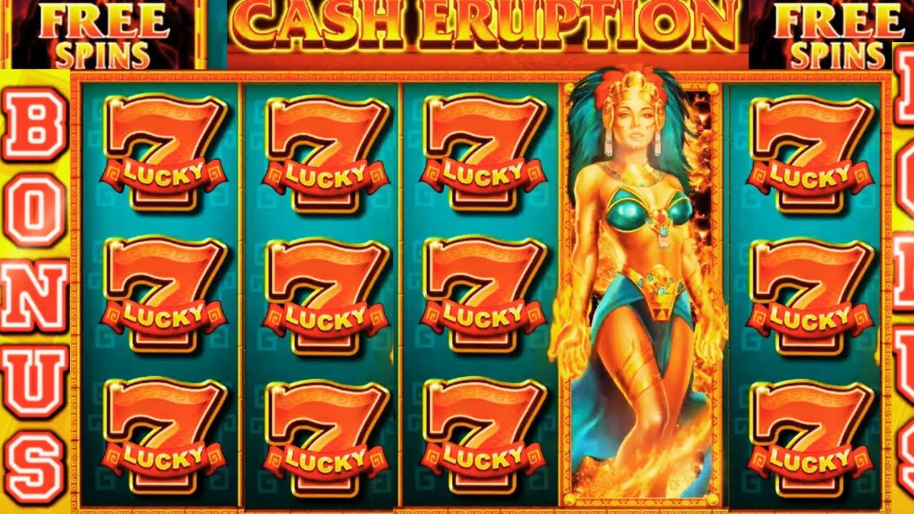 Cash Eruption Slot  Bonus Feature Gameplay Session  Free Spins