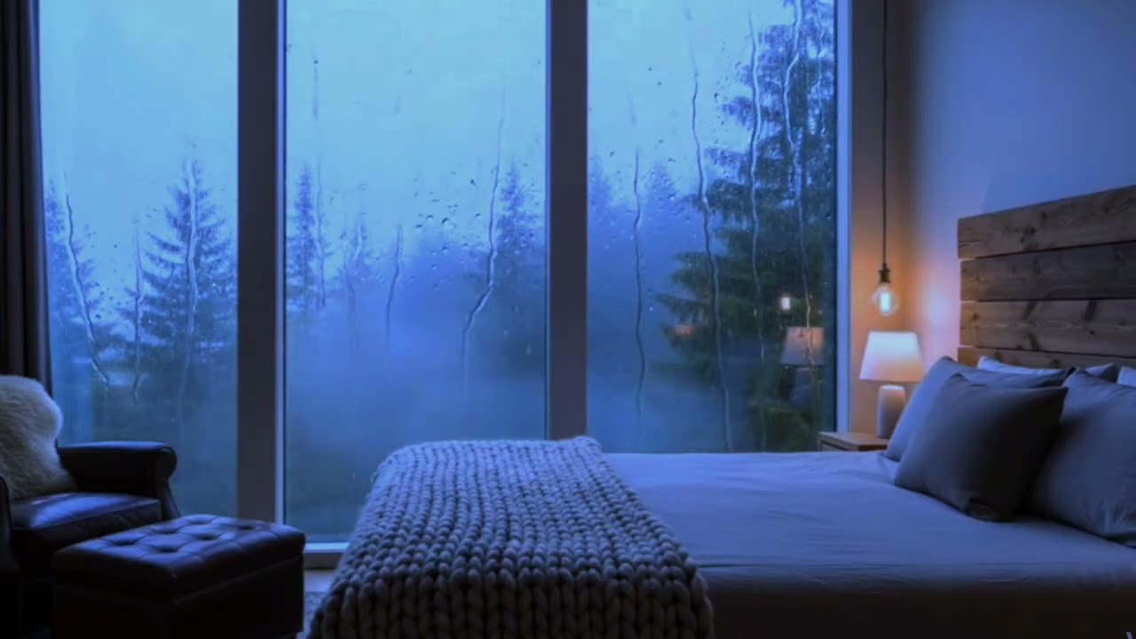 NO ADS 🌧️ COZY CABIN RAIN SOUNDS FOR INSOMNIA | START LISTENING NOW