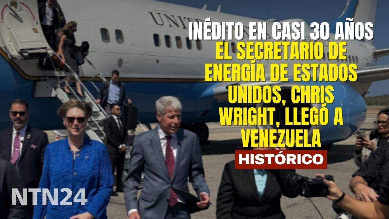 El secretario de Energía de EE. UU. llegó a Venezuela en histórica e inédita visita en casi 30 años
