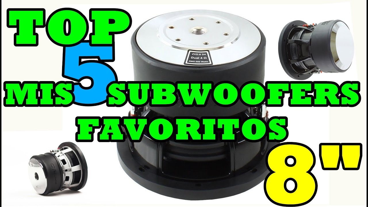 Top 5  Subwoofers Favoritos minis de 8
