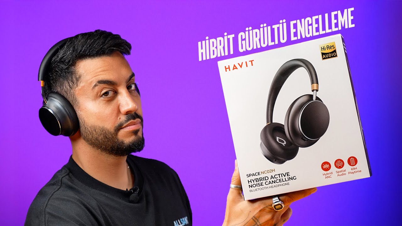 ŞARJI 69 SAAT GİDEN EN FİYAT PERFORMANS KULAKLIK !! - Havit H686BT Pro