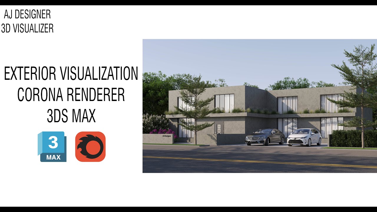 Exterior Lighting in 3Ds Max + Corona Renderer Architectural Visualization Tutorial