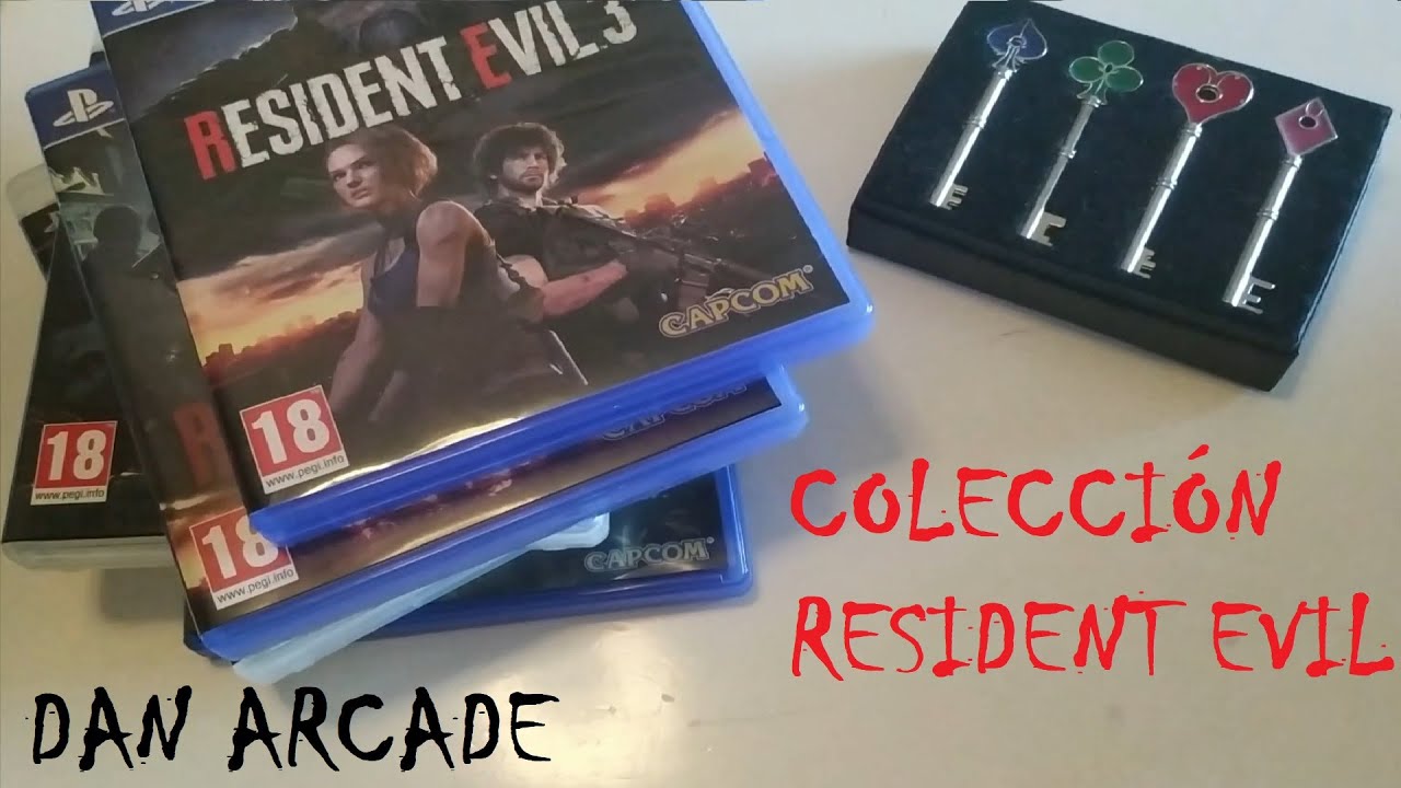 COLECCIÓN RESIDENT EVIL - PS1, GAMECUBE, PS2, WII, PS3, PS4 -