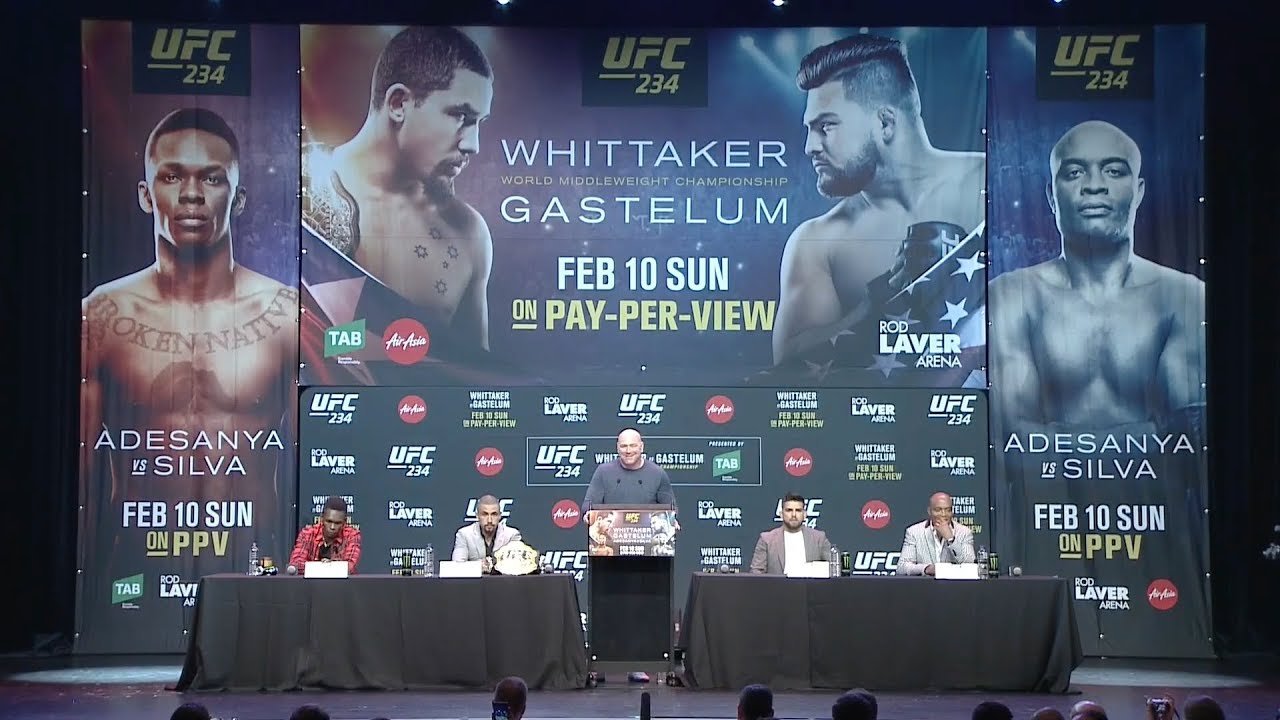 UFC 234: Полная пресс-конференция