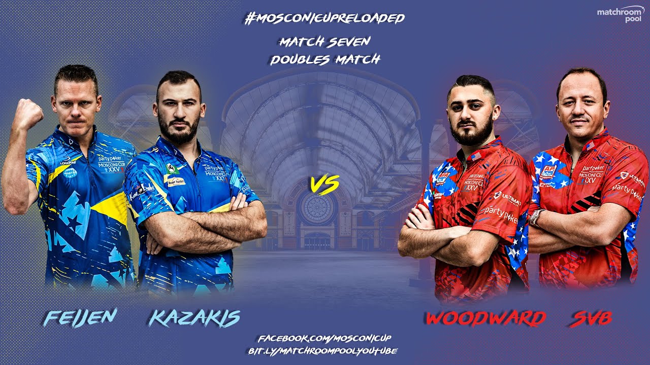 Niels Feijen/Alex Kazakis vs Skyler Woodward/Shane Van Boening | 2018 Mosconi Cup