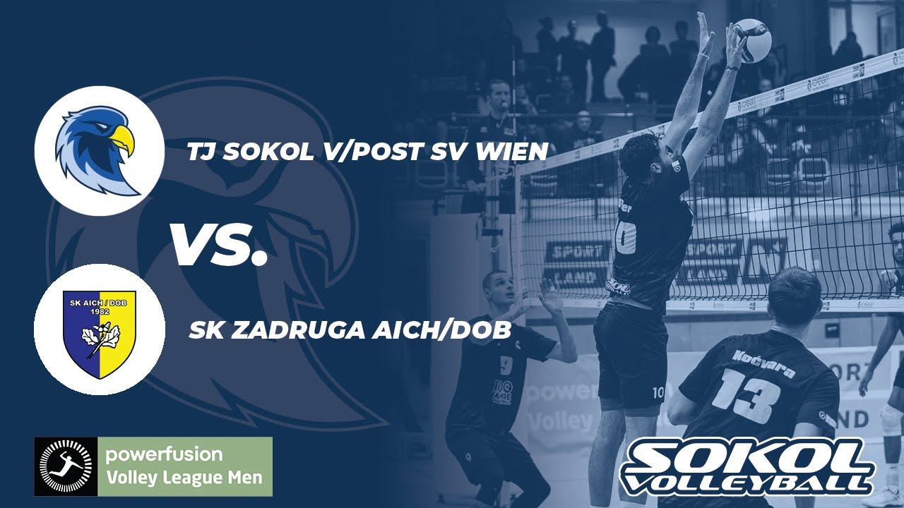 Volleyball Bundesliga: Sokol Herren vs. SK Zadruga Aich/Dob