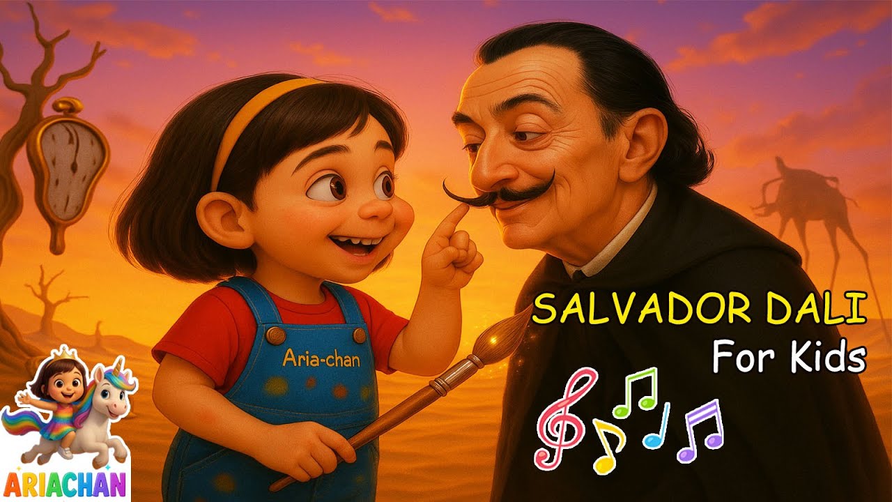 Aria Meets Salvador Dali | Salvador Dali for Kids | Emotional Expression Song I Art Songs for Kids