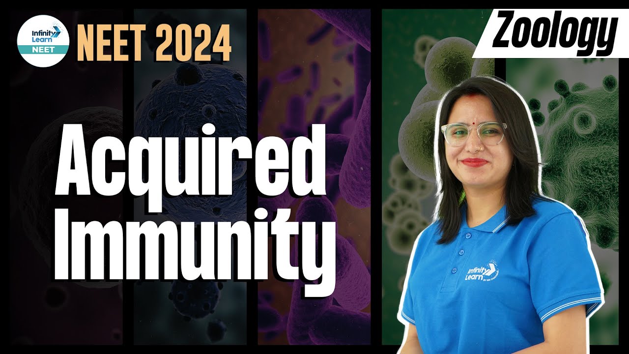 Acquired Immunity || #NEET Zoology || #ShortLecture || Medha Joshi || Infinity Learn NEET