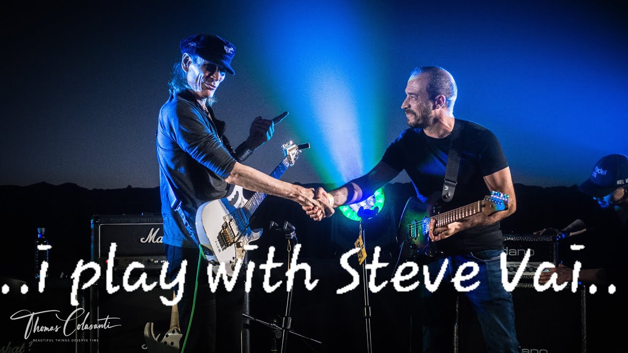 💥Moreno Viglione plays with Steve Vai💥