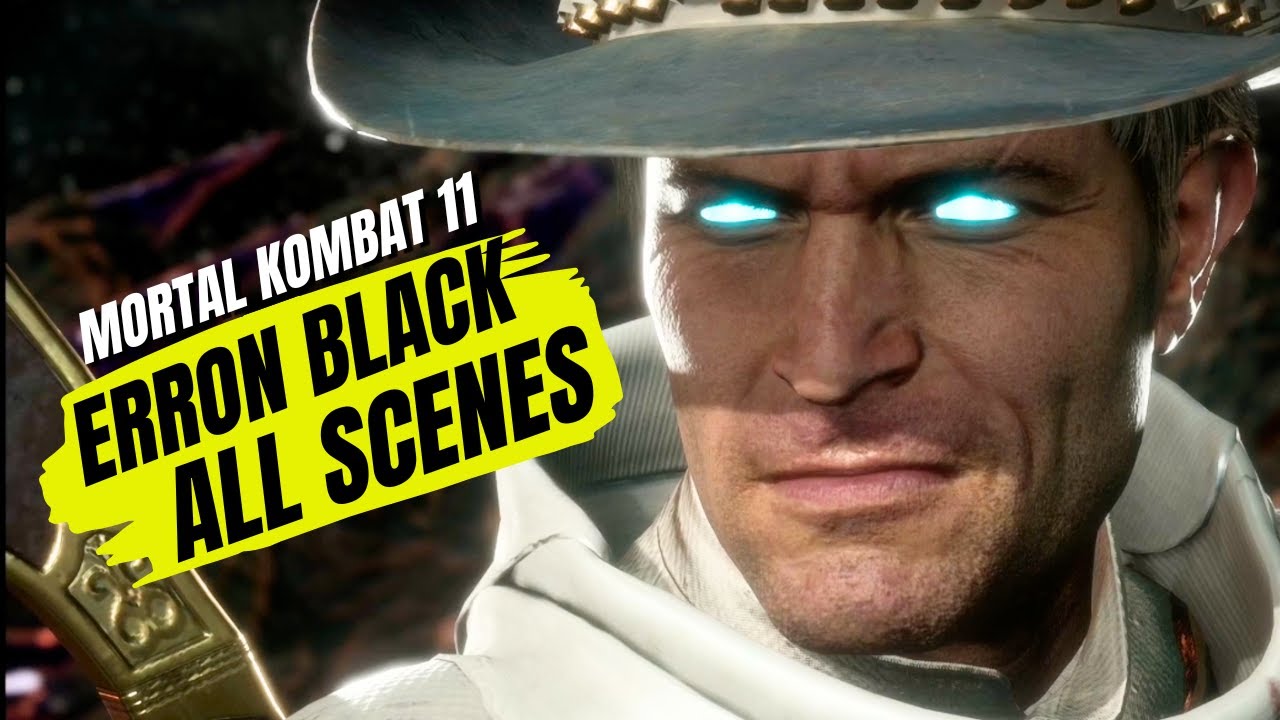 All Erron Black scenes in MK11 & MKXL