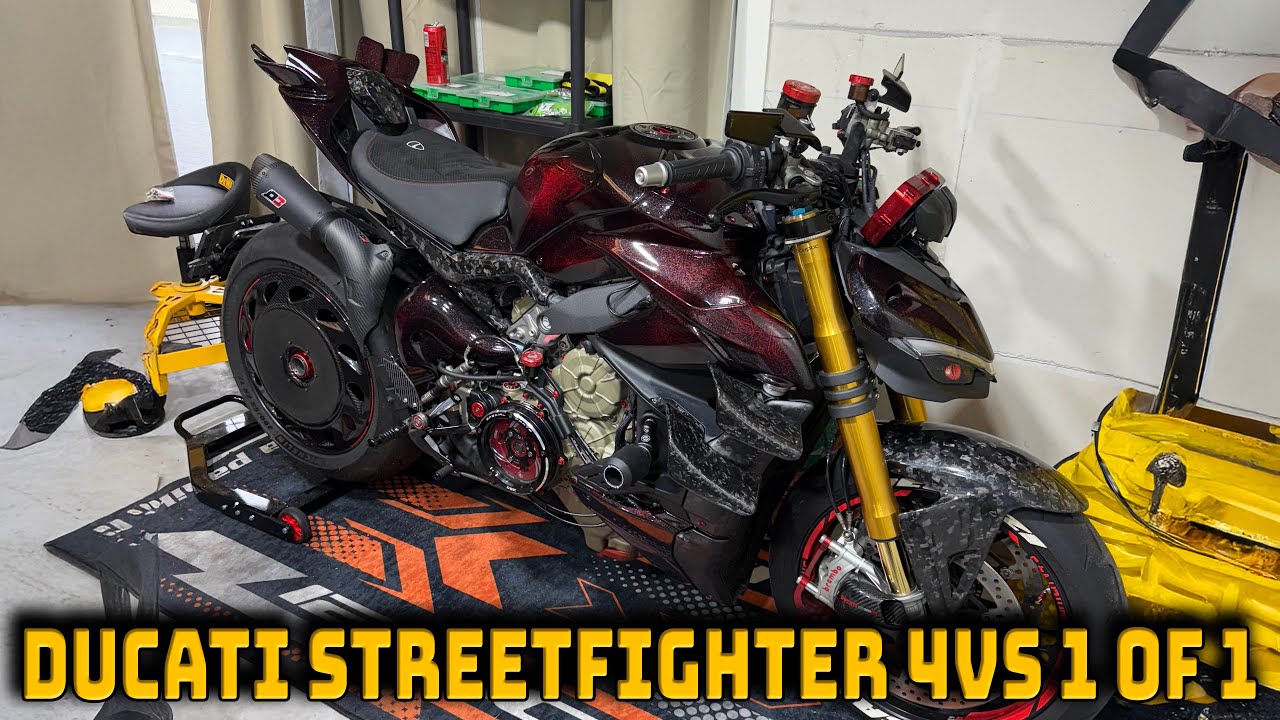 Ducati Streetfighter V4s | Engine sound only | QD exhaust system with Valve | Decazi | [4K]