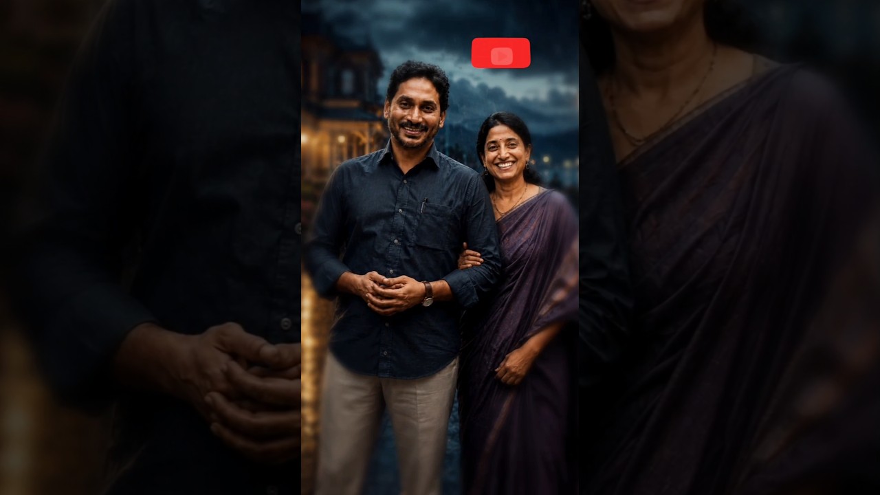 Ys jagan Mohan Reddy with bharathi vadina