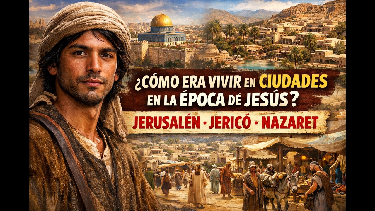 cómo era vivir en las ciudades en la época de jesús | jerusalén, jericó y nazaret