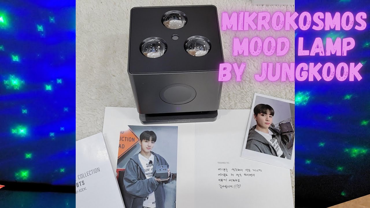 BTS Artist made by Jungkook MIKROKOSMOS MOOD LAMP #정국 #btsmerch #mikrokosmos 정국무드등