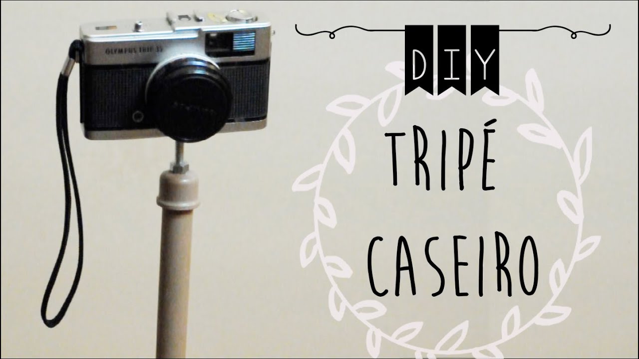 DIY :: Como fazer um trip&eacute; caseiro com cano de PVC (para softbox e c&acirc;meras leves)