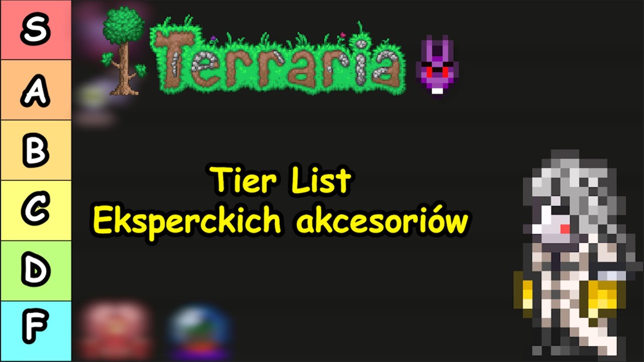 Я рассматриваю все предметы и аксессуары из экспертного режима в Terraria.