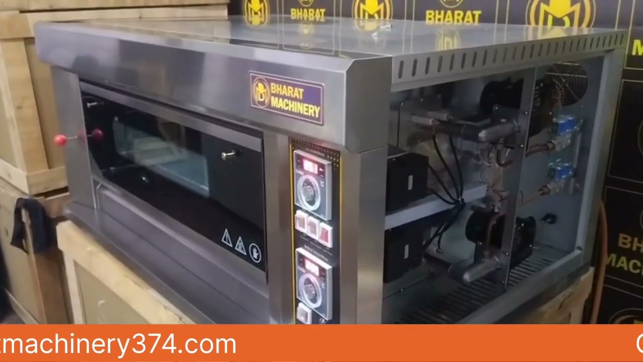 One Deck Two Tray Gas Oven | 30 Ltr Plantray Mixer Belt Drive | Bharat Machinery | 7678212149 #oven