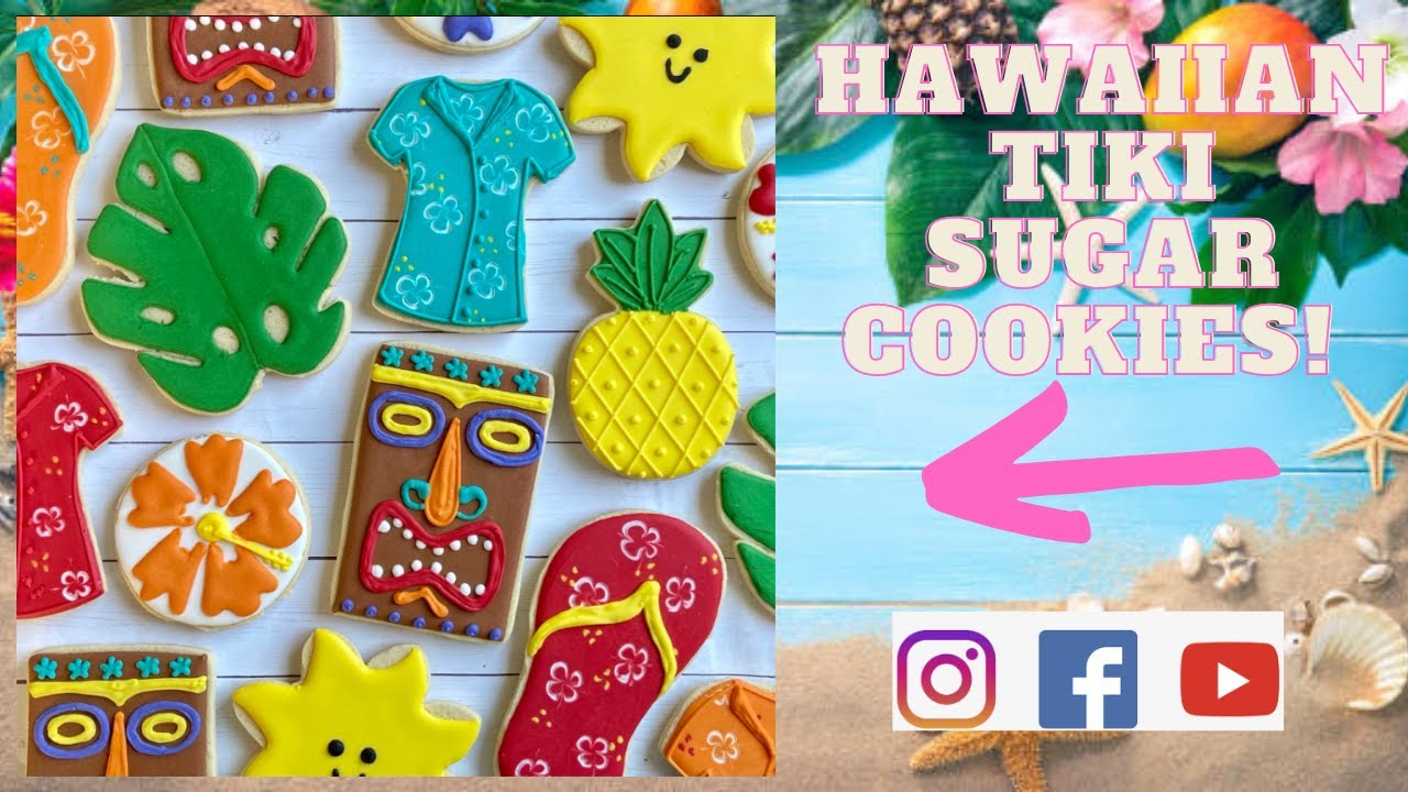 Hawaiian Tiki | Cookie Decorating Tutorial!