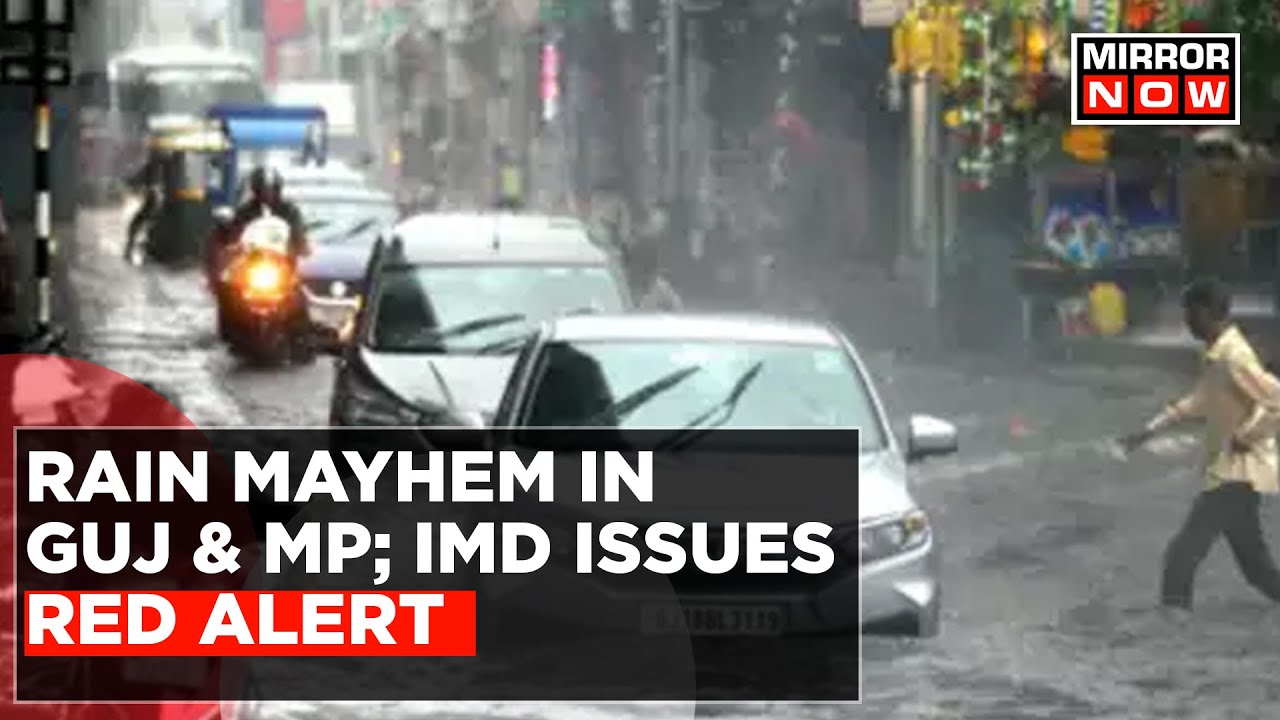 IMD's Red Alert For Madhya Pradesh, 'Extremely Heavy' Rain Alert For Gujarat | Latest English News