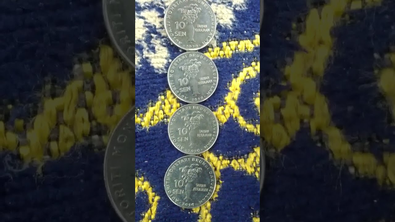 Lots of Brunei 10 Sen 2020(AH 1442) New Currency Coins-02