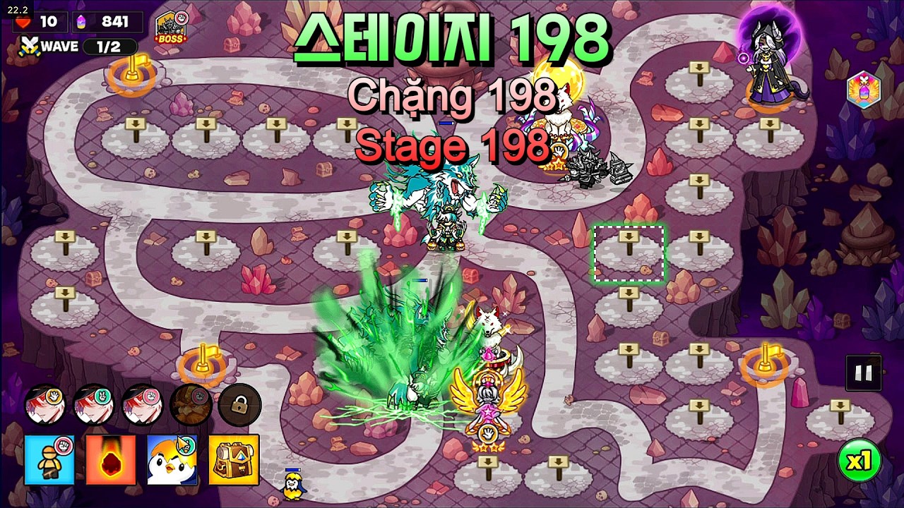 골드 타워 디펜스. 198 단계 (Gold Tower Defence. stage 198)