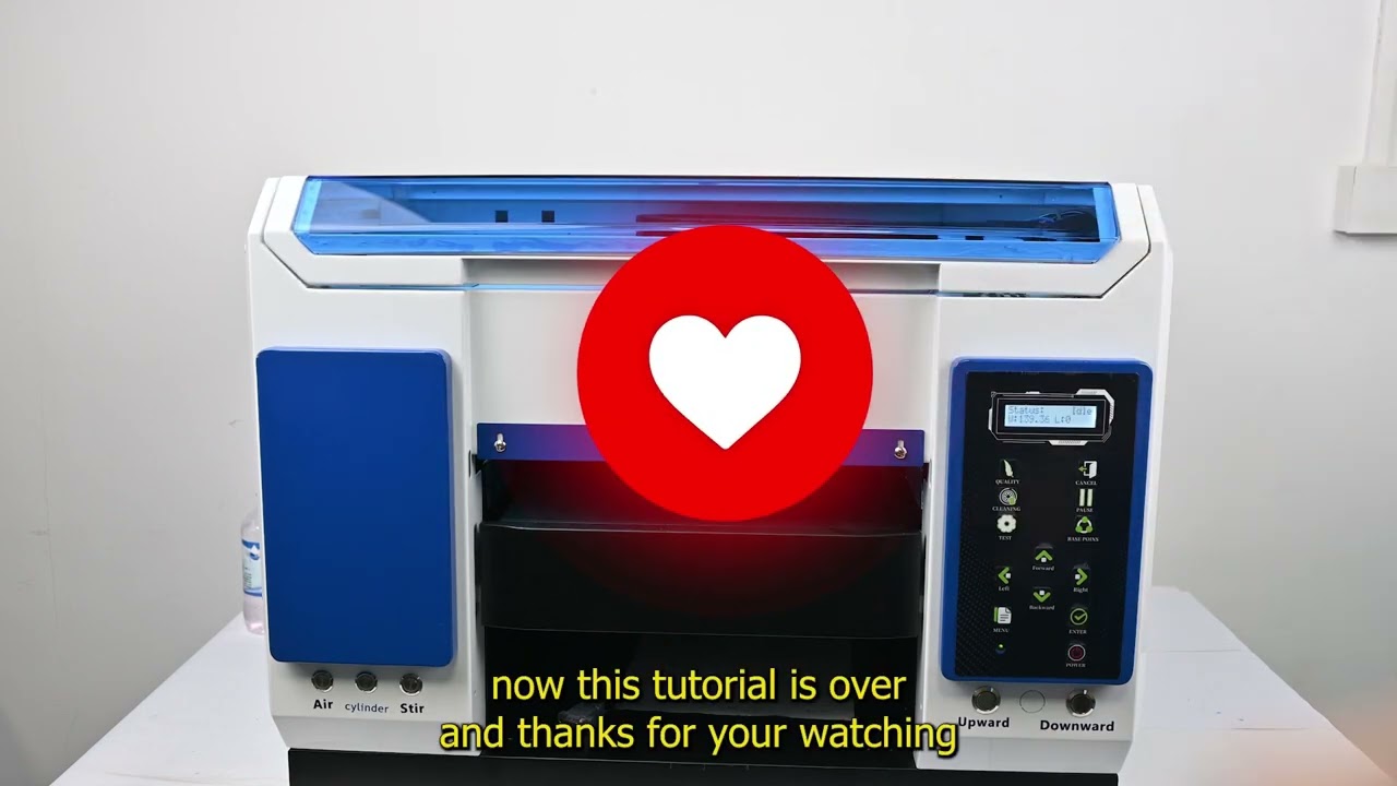 Procolored V10 Pro dual heads TX800 UV Printer tutorial video