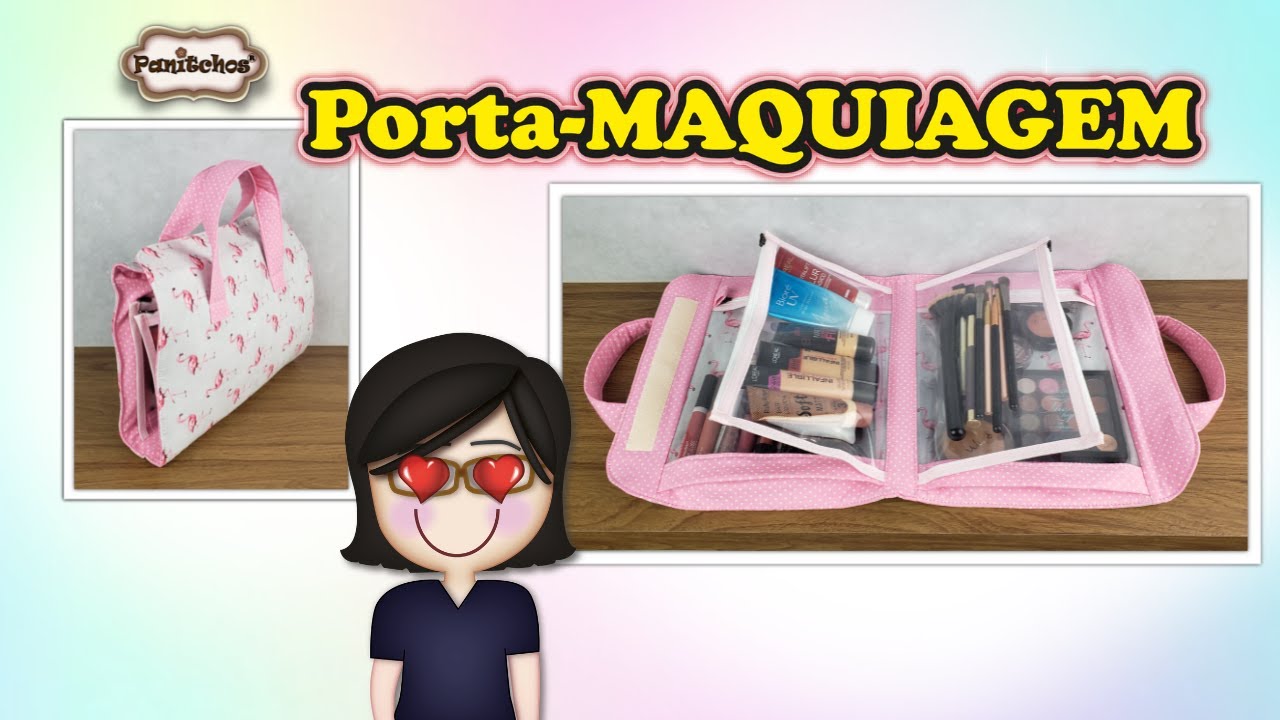 Maleta porta-maquiagem | Bolsos organizadores