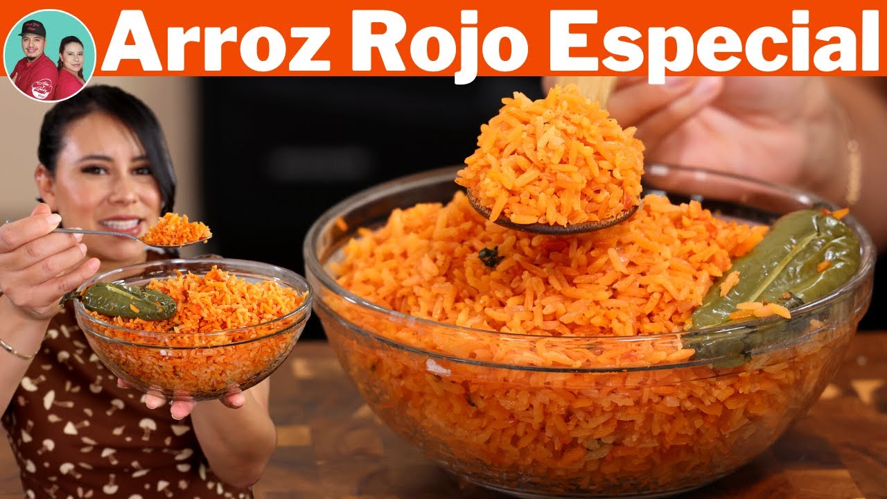 Tus invitados pedirán para llevar **ARROZ ROJO solo para ocasiones Especiales** Mi Receta Especial
