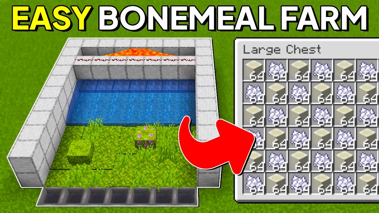 Minecraft Bonemeal Farm 1.21.11