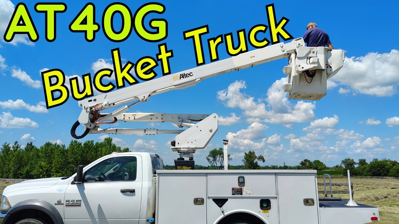 45' bucket truck - 2018 Ram 5500 with Altec AT40G