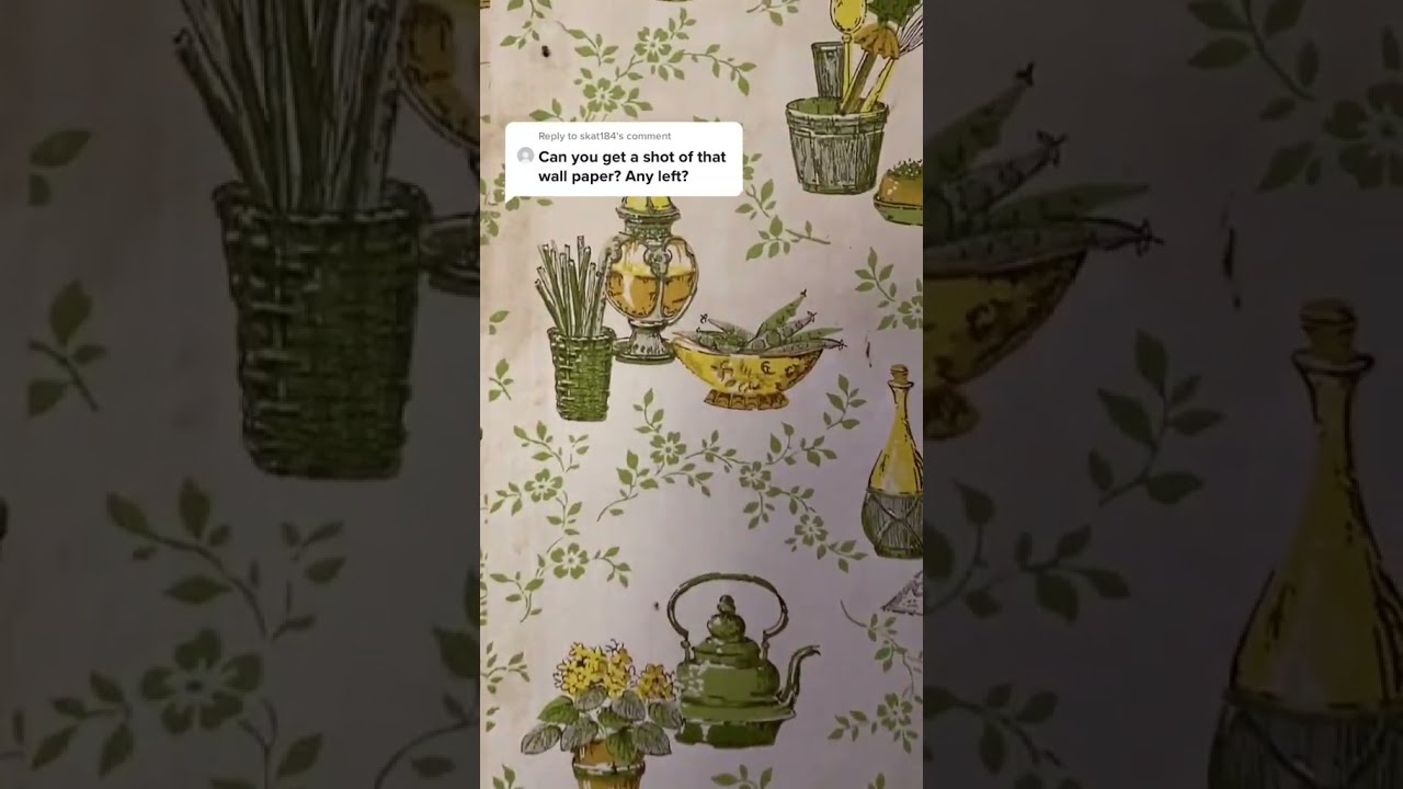 Reply to @skat184 #wallpaper #vintage  #oldhouserenovation #satisfyingvideo #housetour