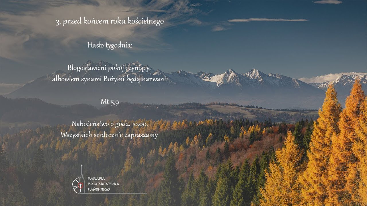 3. przed końcem roku kościelnego