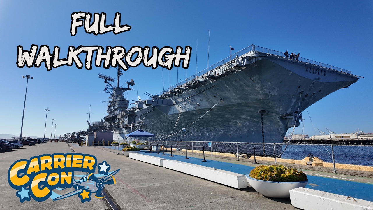 Carriercon 2026: VTubers on the USS Hornet - 4k Full Walkthrough (Alameda, CA)