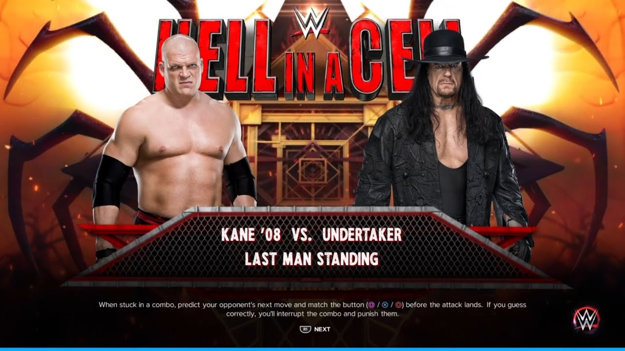 WWE2K23 - The Undertaker vs Kane - Last Man Standing Match