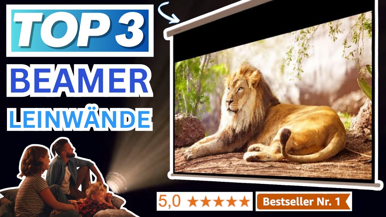 Beste BEAMER LEINWÄNDE (Testsieger 2026) | Top 3 Beamer Leinwände Vergleich