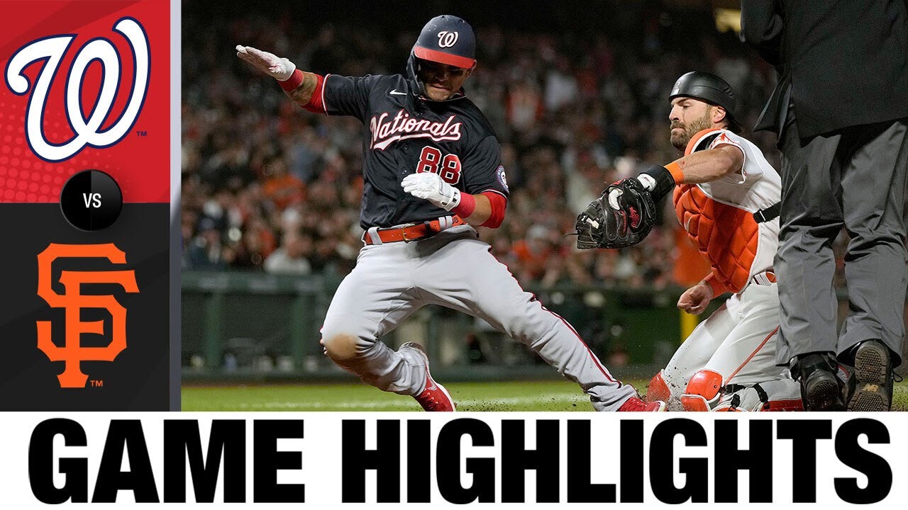 Nationals vs. Giants Game Highlights (7/9/21) | MLB Highlights