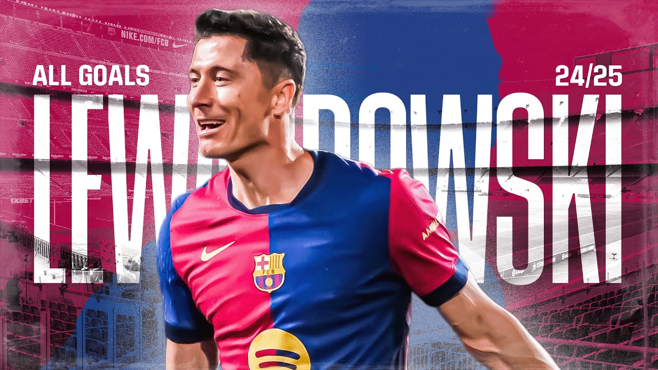 ¡TODOS los GOLES de LEWANDOWSKI en LALIGA EA SPORTS 2024/25!