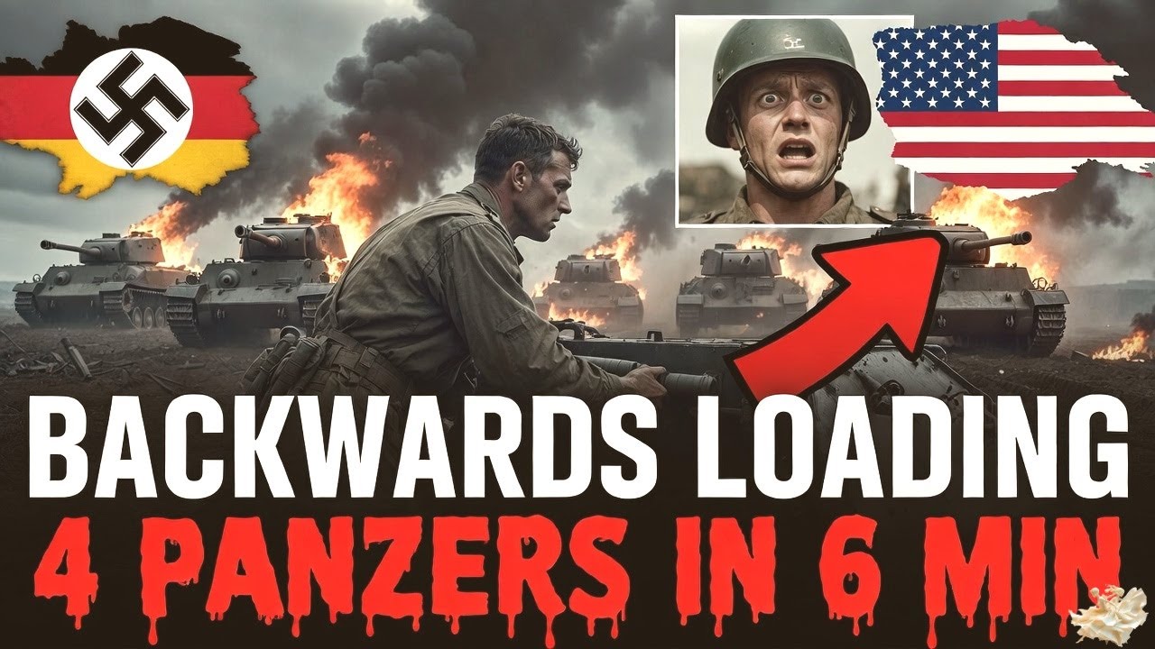 Backwards Loading Trick Mocked by Crew – Then His Sherman Blasted 4 Panzers in Just 6 Minutes!
