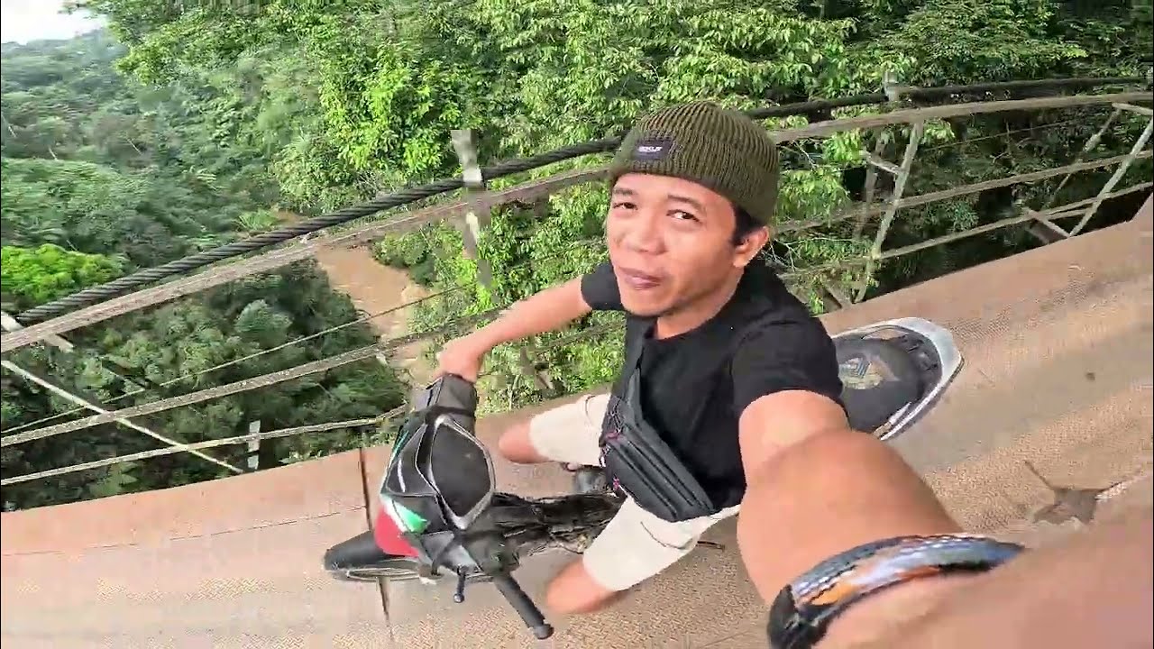 JEMBATAN LEGEND DI SUMUT KAB. ASAHAN JEMBATAN GANTUNG YANG EKSTRIM