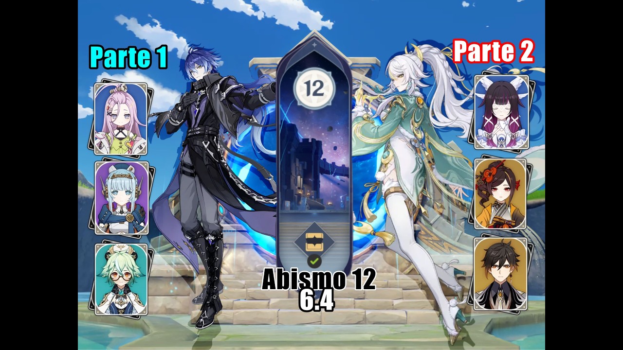 (Manqueando) Nuevo Abismo 12 con sus 9 Estrellitas v.6.4 | Genshin Impact